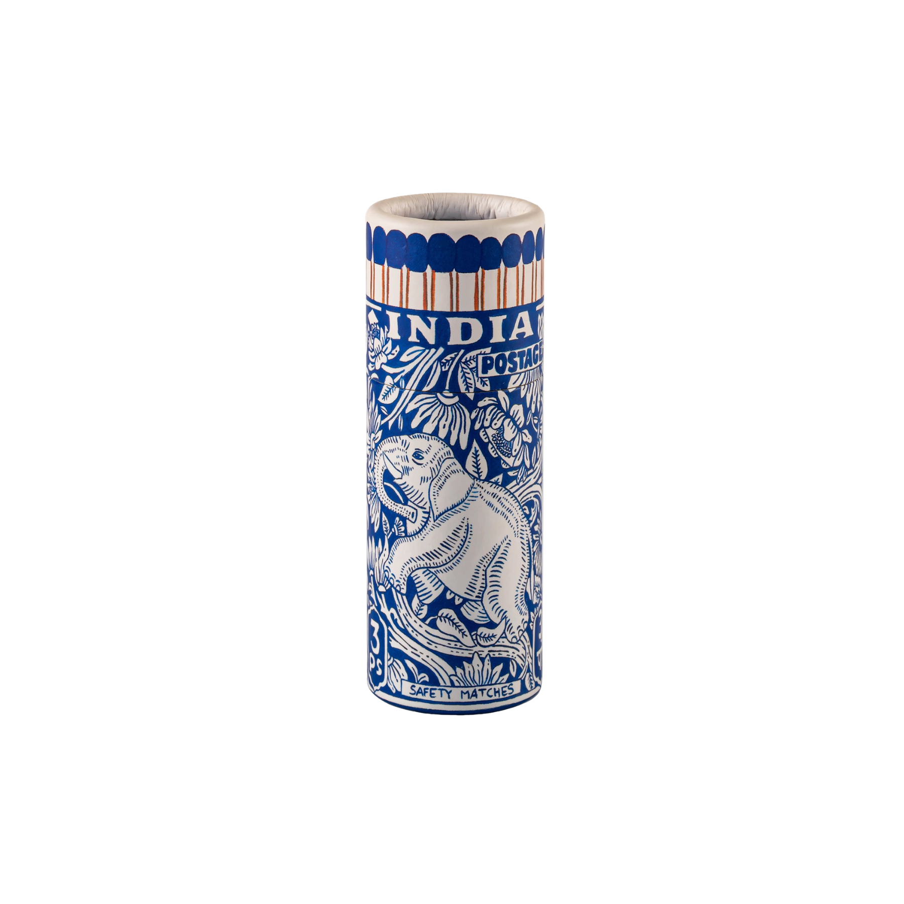 Elephant Stamp Small Cylinder Matches