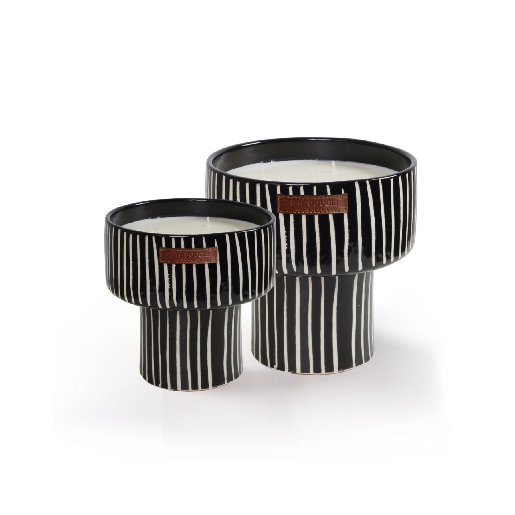 Zebra Cup Candle – Medium