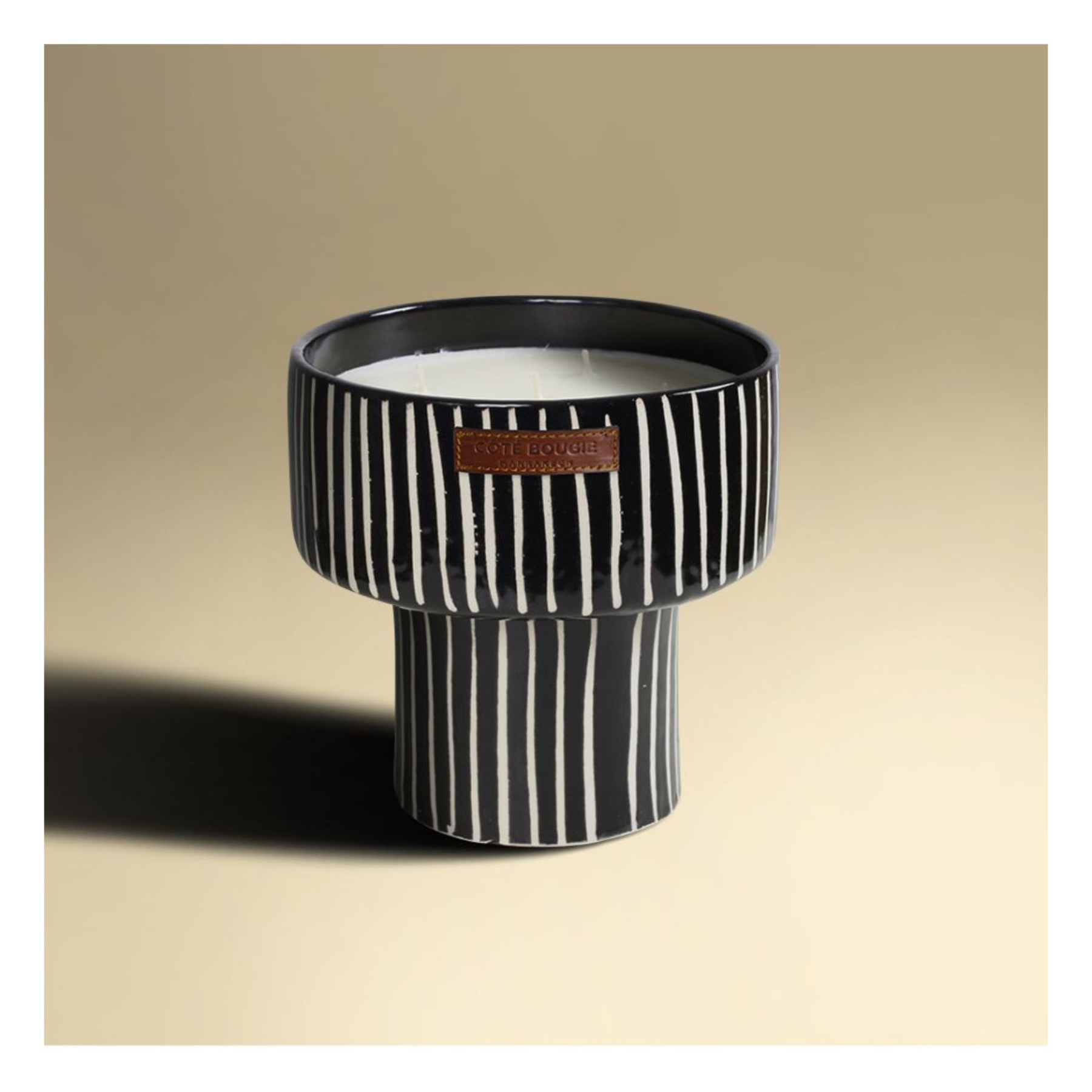 Zebra Cup Candle – Large