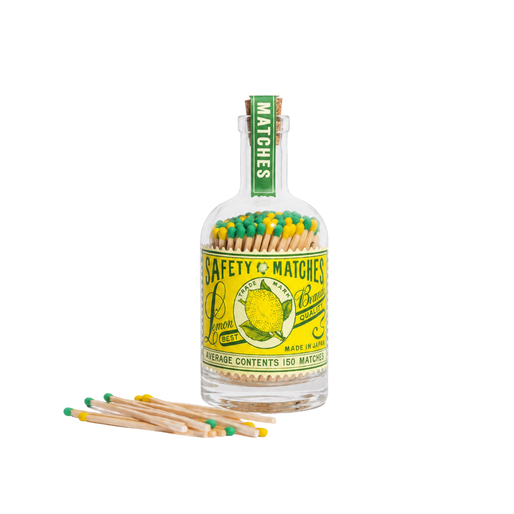 Lemon Matches Bottle