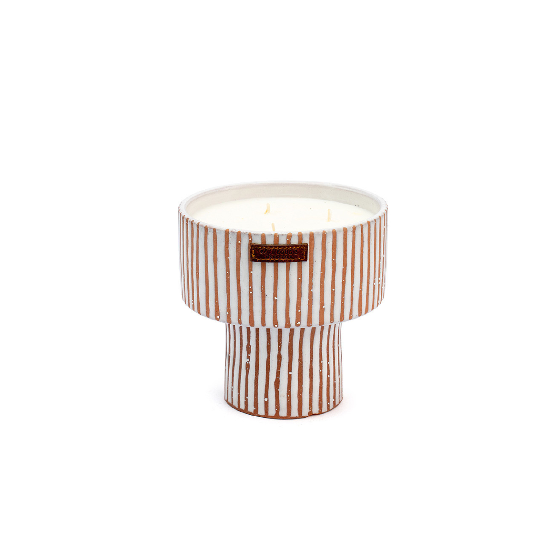 Zèbre Terra Cup Candle – Medium