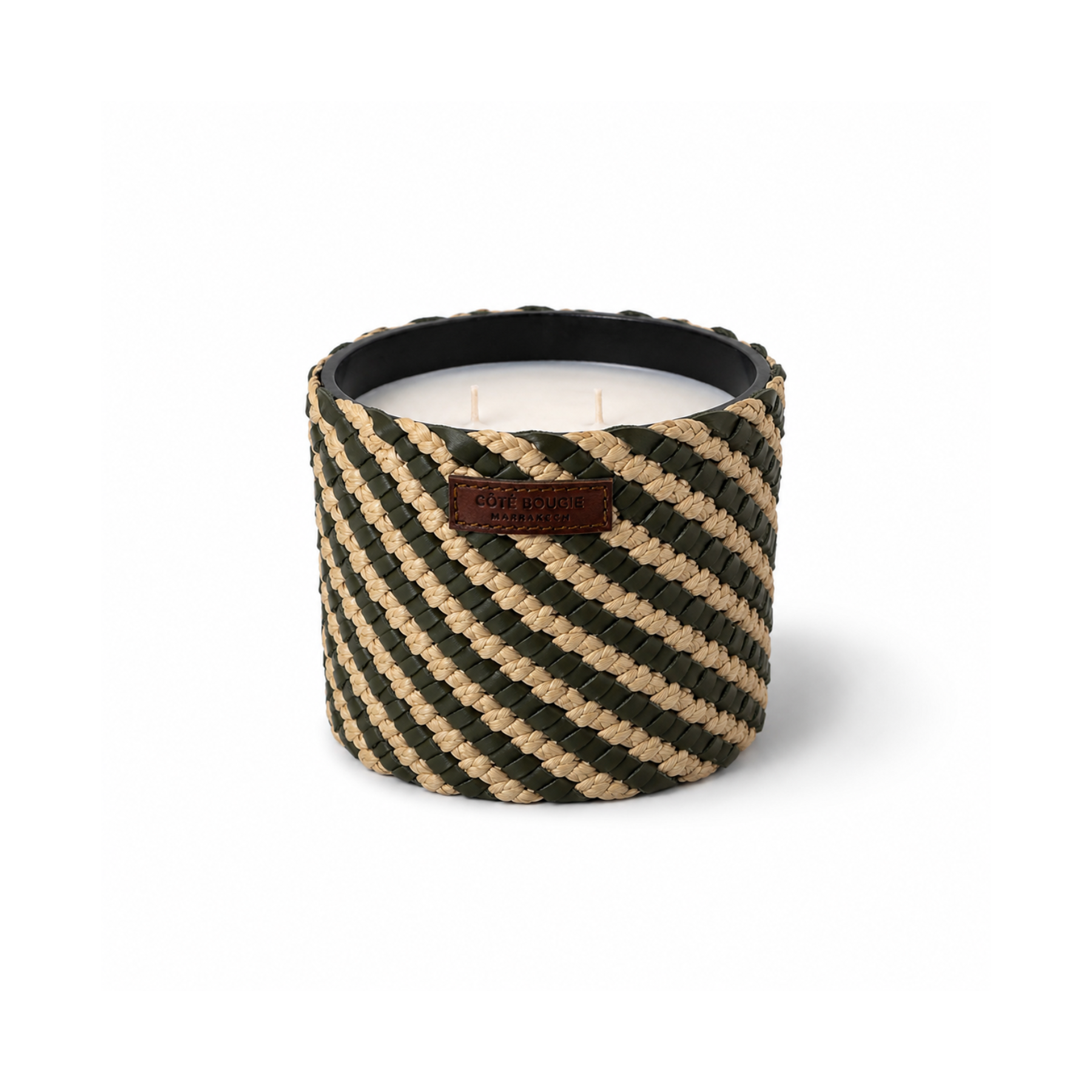 Noria Raffia Candle – Medium