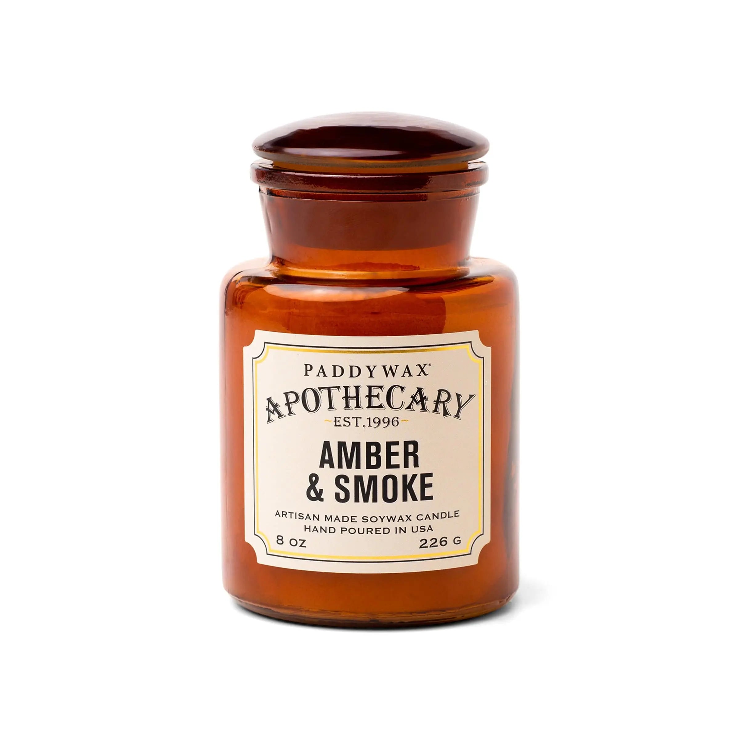 Apothecary Candle – Amber + Smoke