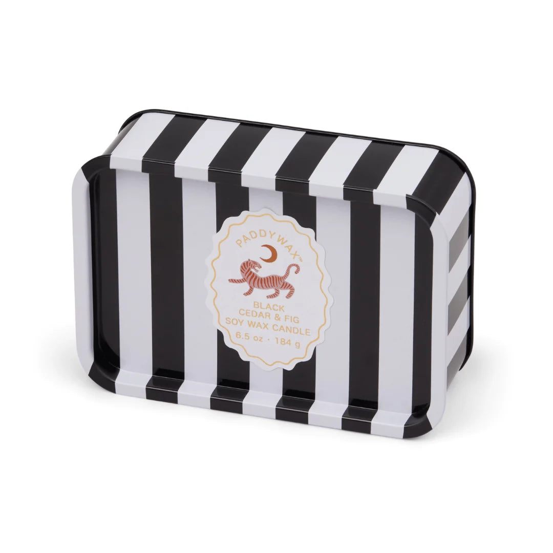 A Dopo Tin Candle – Black Cedar & Fig