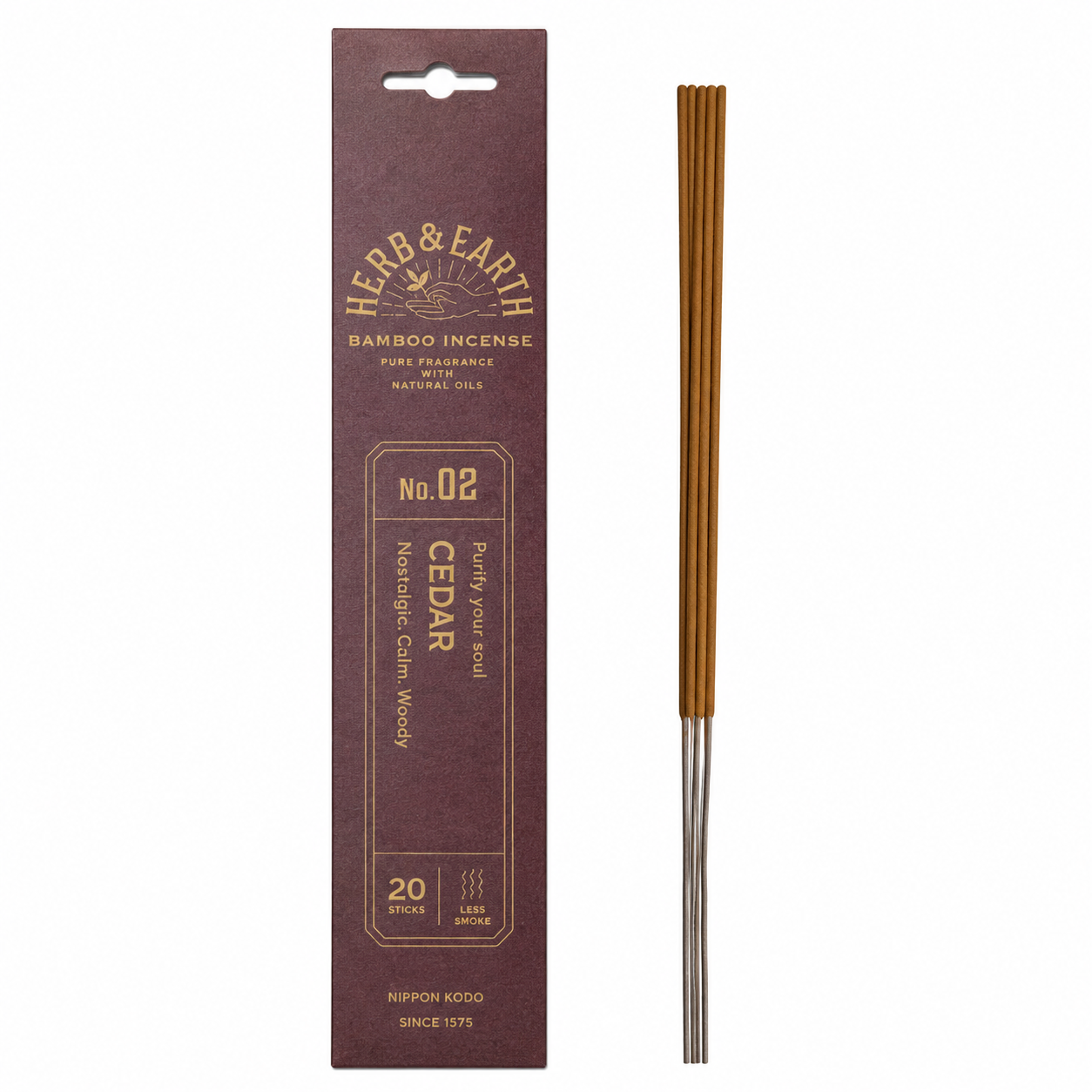 Nippon Kodo – Cedar Bamboo Incense 20 sticks