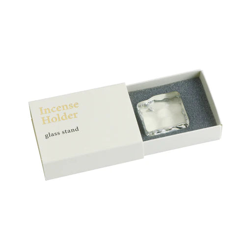 Kousaido Clear Glass Incense Holder