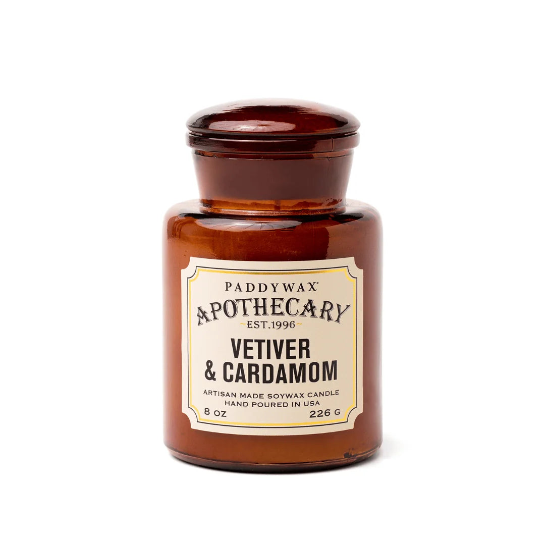 Apothecary Candle – Vetiver + Cardamom