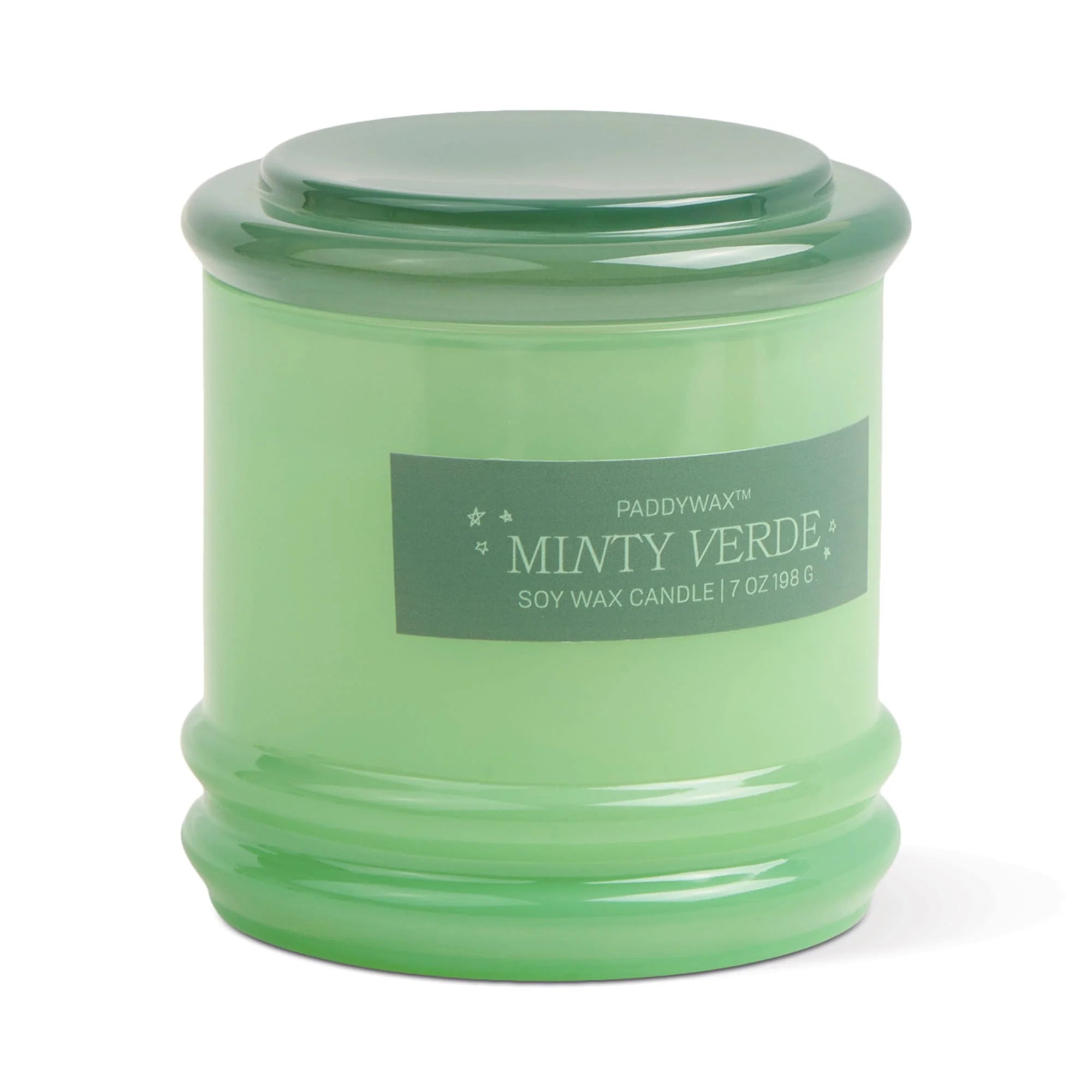 Stack Candle – Minty Verde