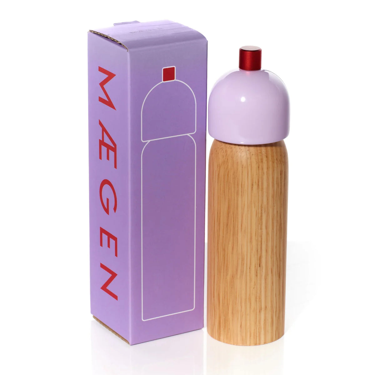 Salt & Pepper Grinder - Lilac & Red