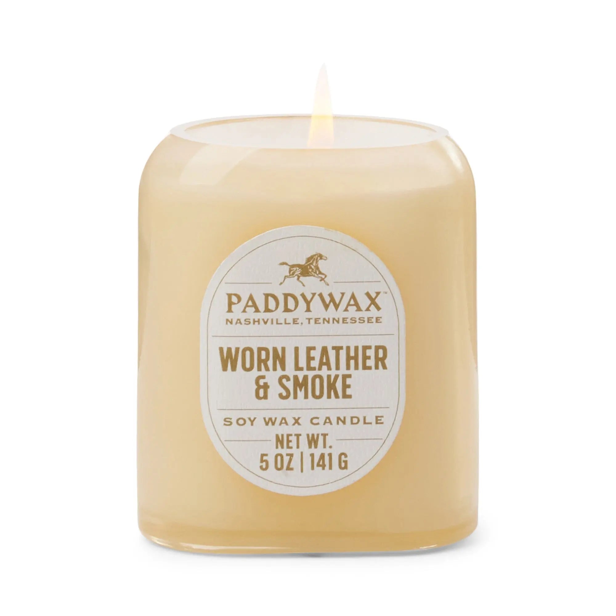 Vista Candle – Worn Leather & Smoke