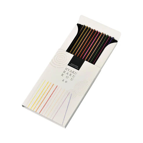 Kousaido Hyakurakukou Incense Gift Set | 12 Fragrances