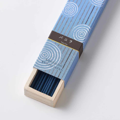 Kousaido Hyakurakukou Incense – Vanilla | 40 Sticks