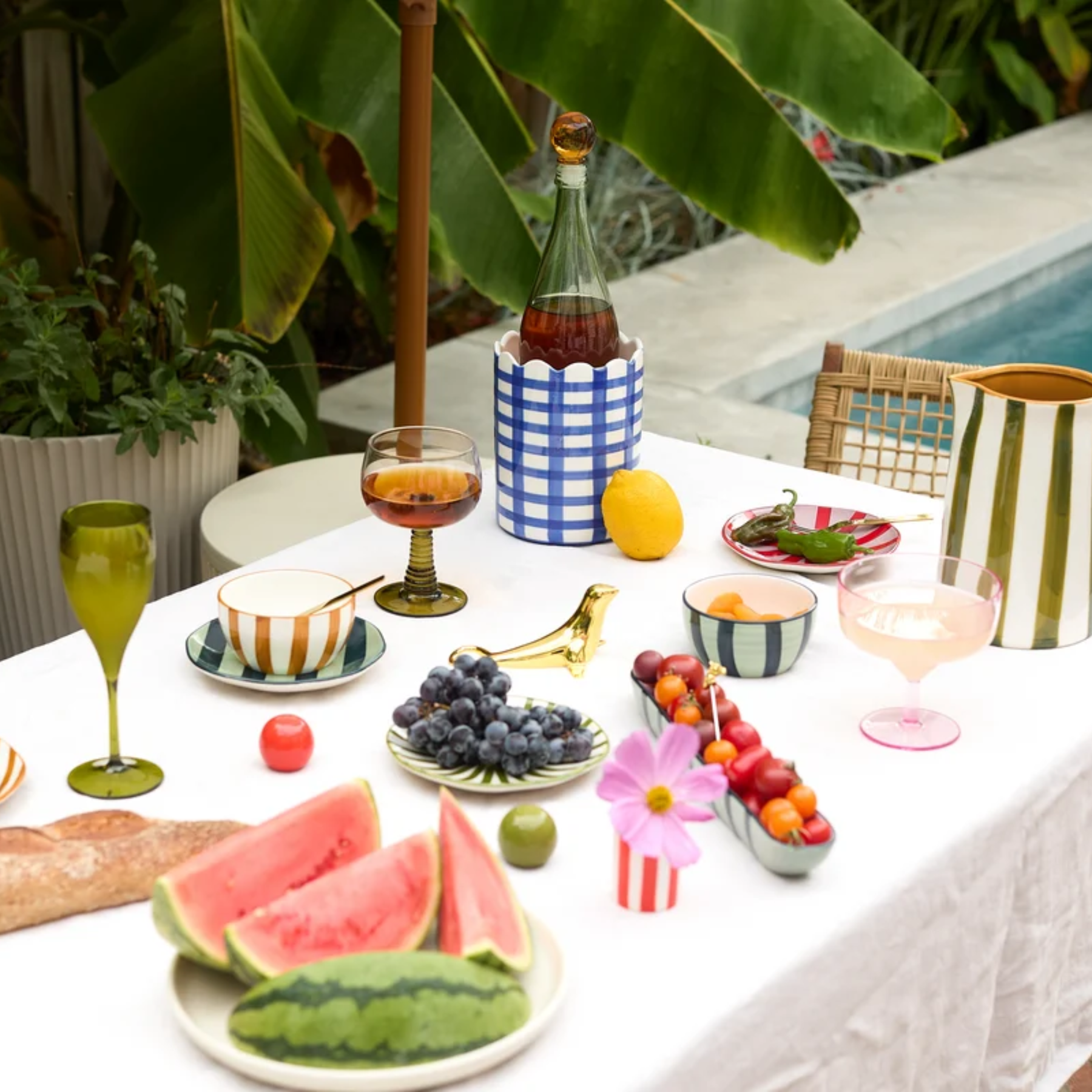 The Bella Set Dipping Bowls – Green & Blue