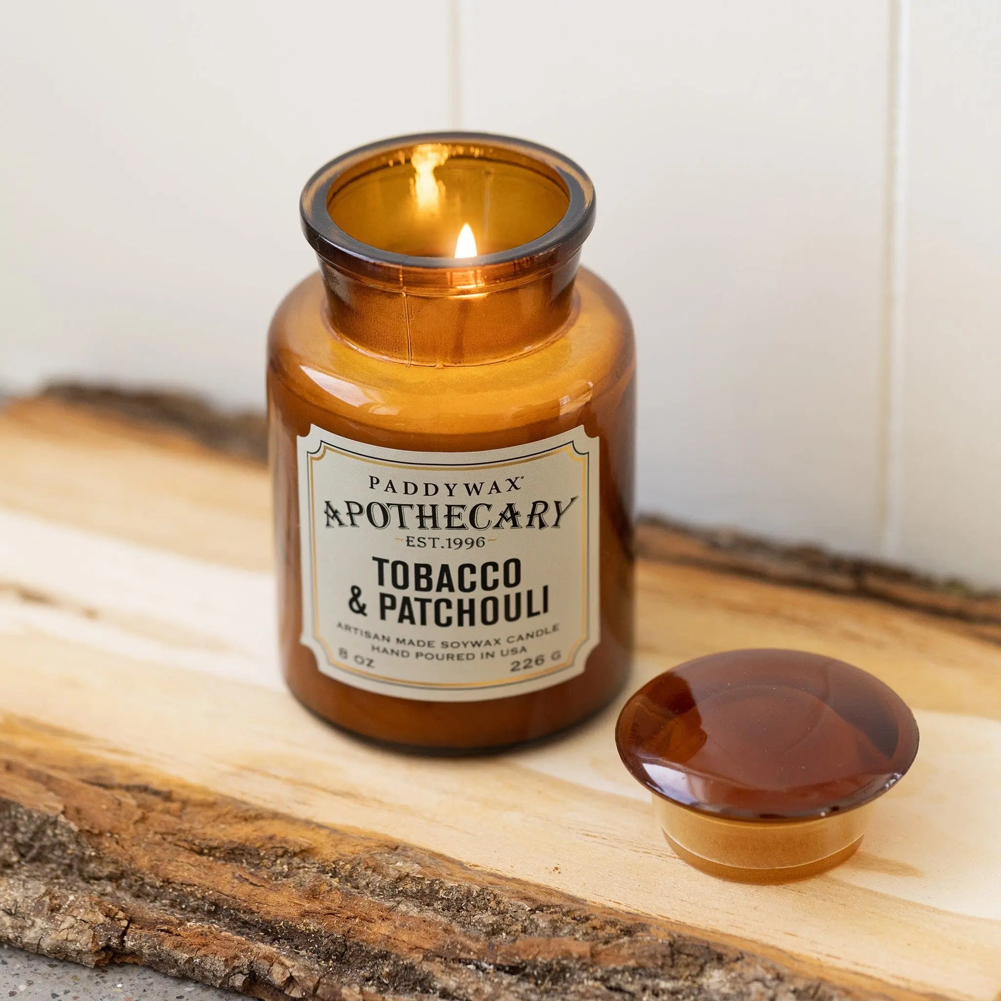 Apothecary Candle – Tobacco + Patchouli