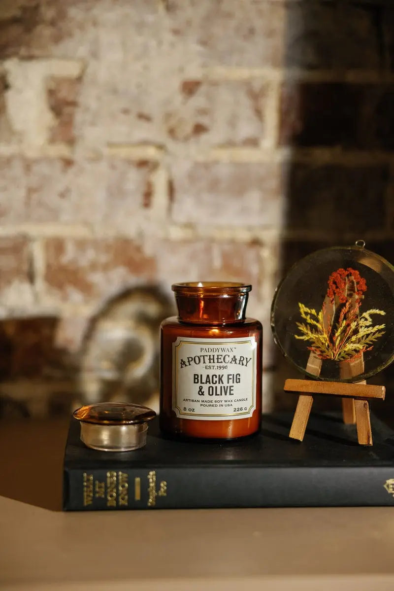 Apothecary Candle – Black Fig + Olive