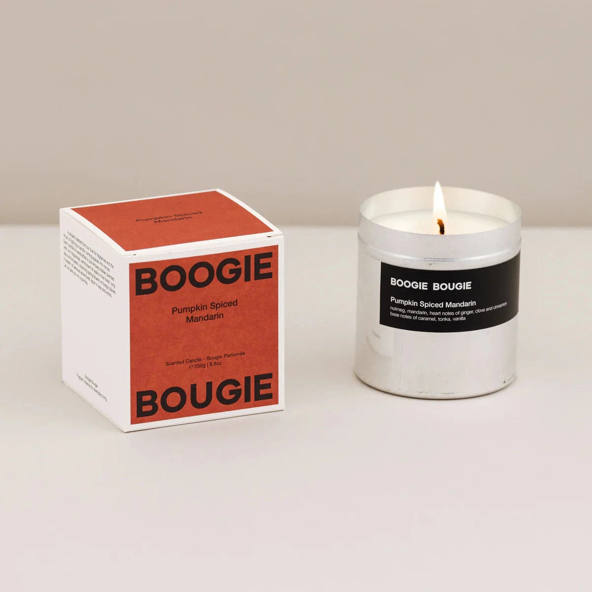 Boogie Bougie – Pumpkin Spiced Mandarin 250g