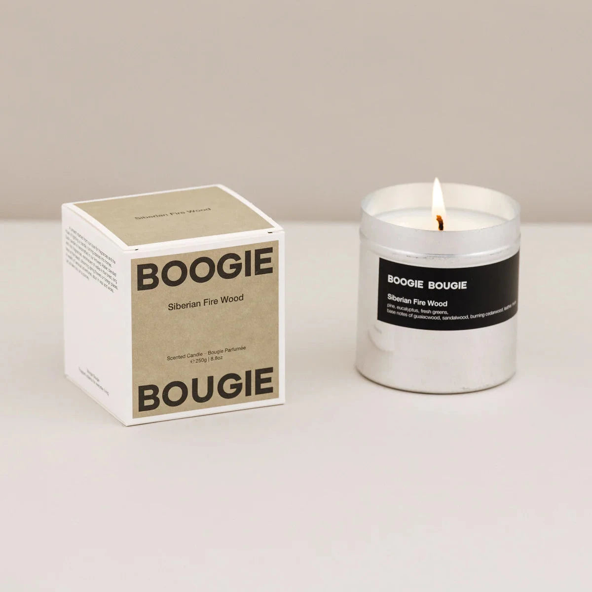 Boogie Bougie – Siberian Fir & Wood 250g