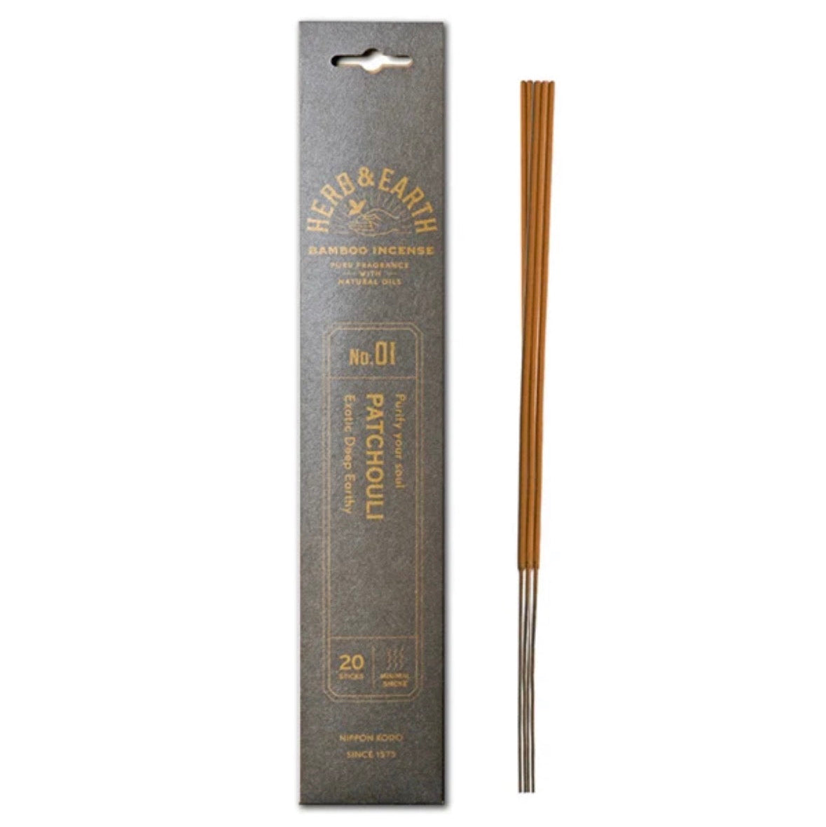 Nippon Kodo – Patchouli Bamboo Incense 20 sticks