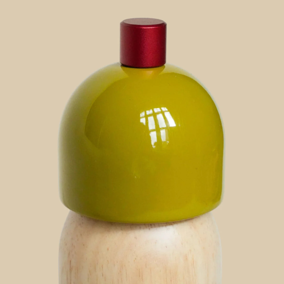 Salt & Pepper Grinder – Olive & Red