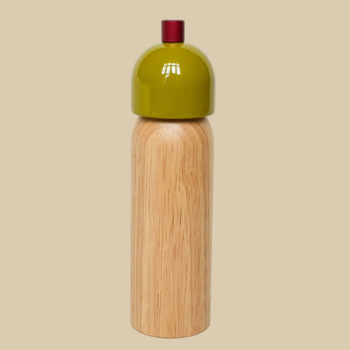 Salt & Pepper Grinder – Olive & Red