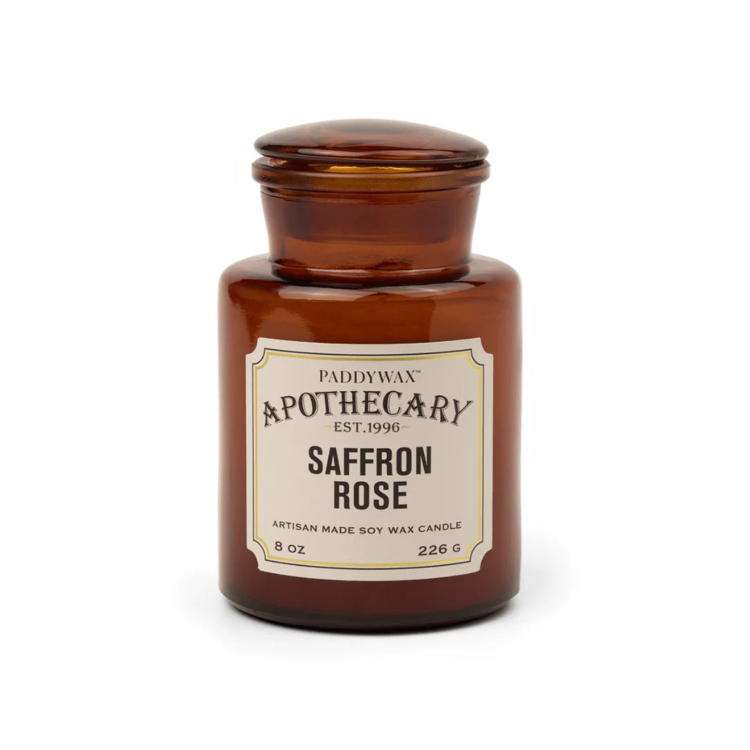 Apothecary Candle – Saffron + Rose