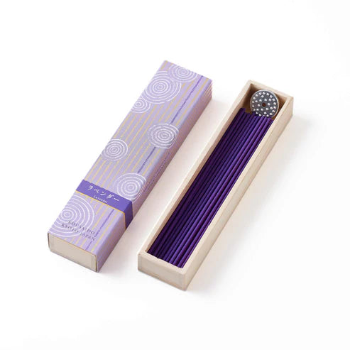 Kousaido Hyakurakukou Incense – Lavender | 40 Sticks